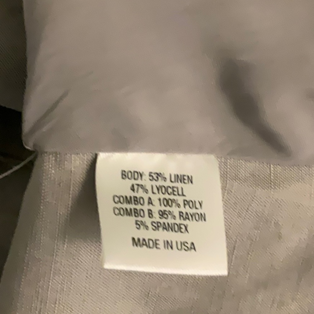 Linen / Mixed Fabric Jacket View 6